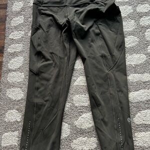 lululemon athletica Dark Green Leggings